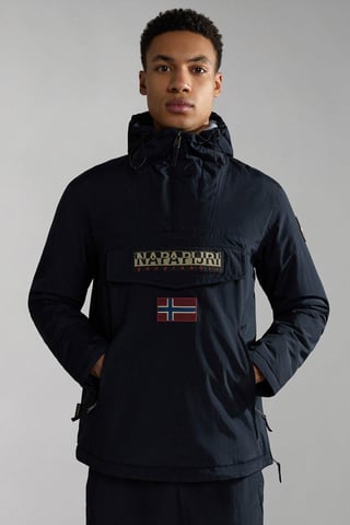 Rainforest Pocket Winter Anorak Jacket Black