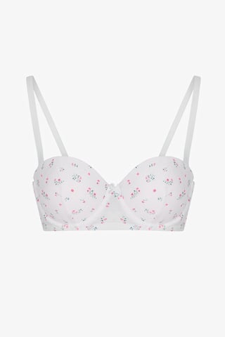 Blommig Push-up Behå Med Avtagbara Remmar