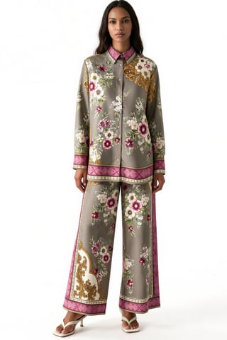 Cotton Viscose Two-Piece Coord