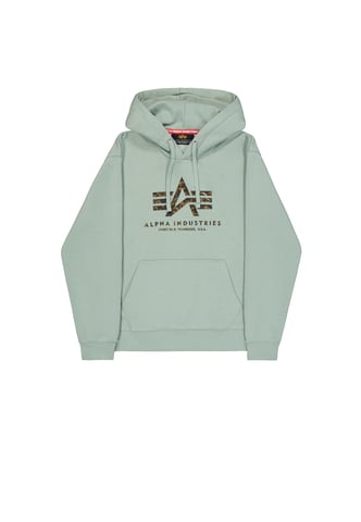 Basis Grote Logo Effect Print Hoodie