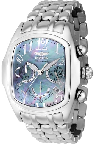Invicta Lupah 43152 Men's Watch - Quartz Movement - Stainless Steel with Pearl Dial - 44 mm