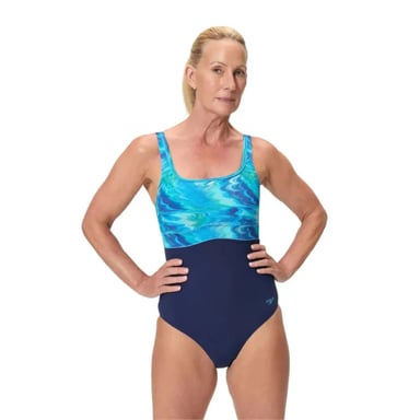 Speedo Dames Eclipse Contour Badpak (Marineblauw)