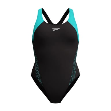 Speedo Dames Hyperboom Splice Racerback Eendelig Zwempak (Blauw)