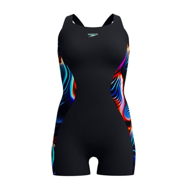 Speedo Dames/Dames Legpak met digitale print (Zwart)