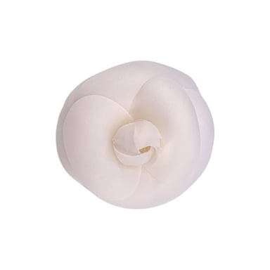 Chanel Vintage Tygbrosch Kamelia