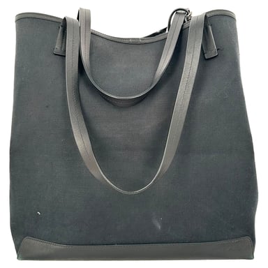 The Row Park Tote Three Canvas Tote Bag i svart nyloncanvas