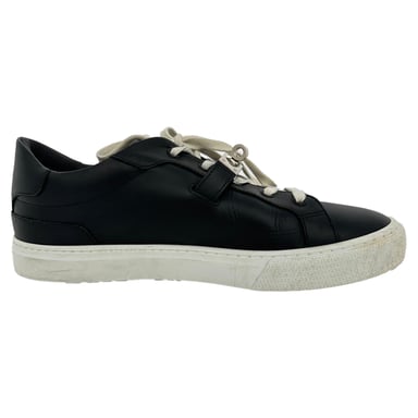 Hermès Day låga sneakers i svart kalvskinn