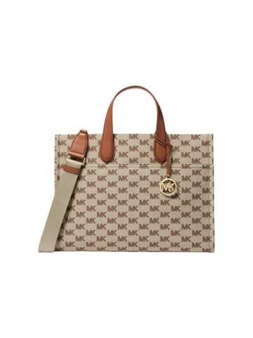 Michael Kors Tote Bag Beige/Ebony/Brown