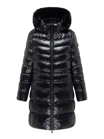 Navahoo Lumeiaa women’s quilted winter coat with faux fur hood