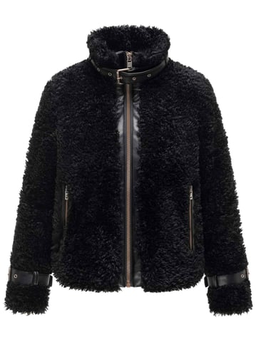 Navahoo Wuschelwonne women’s teddy jacket with buckle details