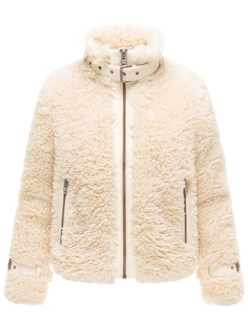 Navahoo Wuschelwonne women’s teddy jacket with buckle details