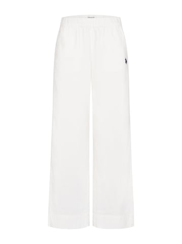 U.S. Polo Assn. women’s linen blend trousers with elastic waistband