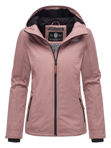 Marikoo women’s transitional jacket – Brombeere, lightweight with hood