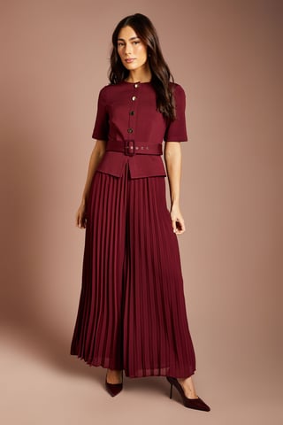 Bandage Pleated Trouser Jumpsuit