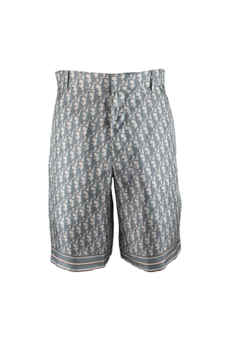 Dior Oblique Bermuda Shorts Green