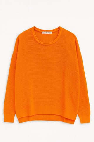 Boat Neck Relaxed Fit Sweater
