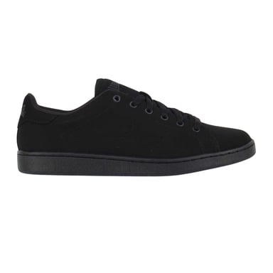 Lonsdale Mens Leyton Leather Flat Trainers (Black)