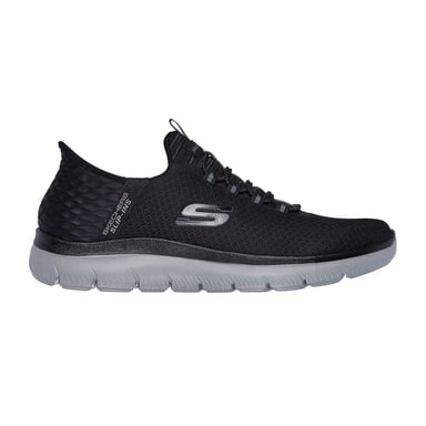 Skechers Mens Summits - High Range Slip-In Trainers (Black)
