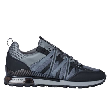 Cruyff Mens Fearia Synthetic Leather Trainers (Black)