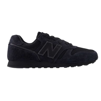 New Balance Mens 373 Suede Trainers (Triple Black)