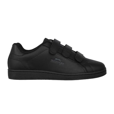 Slazenger Mens 3 Touch Fastening Strap Trainers (Black/Charcoal)