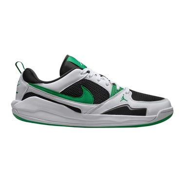 Nike Mens Air Jordan CMFT Era Leather Basketball Shoes (Black/Green/White)