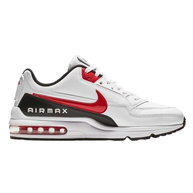 Nike Mens Air Max Coated Leather Trainers (White/Red/Black)