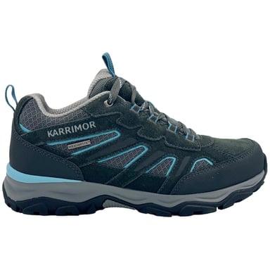 Karrimor Womens/Ladies Mount Waterproof Walking Shoes (Grey/Blue)