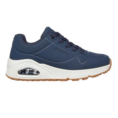 Skechers Childrens/Kids Uno Stand On Air Platform Trainers (Navy/White)