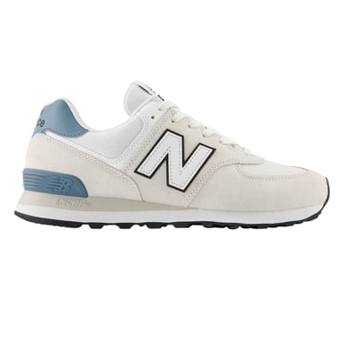 New Balance Mens 574 Classic Suede Trainers (Grey/White)