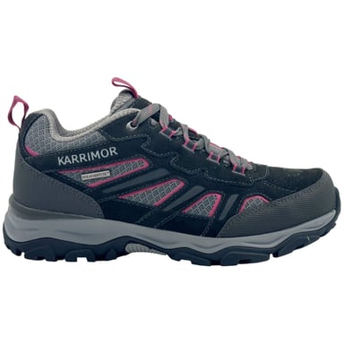 Karrimor Womens/Ladies Mount Waterproof Walking Shoes (Black/Pink)