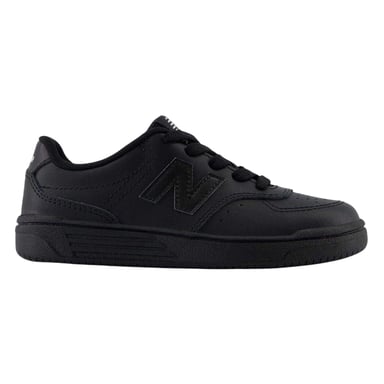 New Balance Childrens/Kids 480 Leather Flat Trainers (Triple Black)