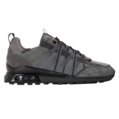 Cruyff Mens Fearia Hex-Tech Trainers (Grey/Black)