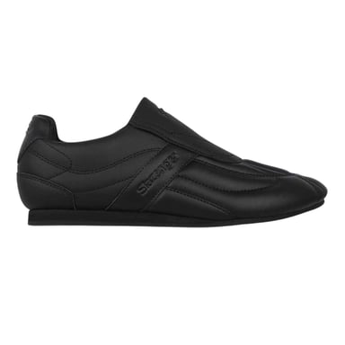 Slazenger Childrens/Kids Warrior Leather Flat Trainers (Black/Charcoal)