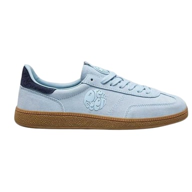 Pretty Green Mens Suede Trainers (Powder Blue)