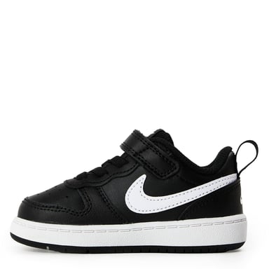 Nike Childrens/Kids Court Borough Leather Trainers (Black/Green/White)