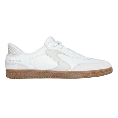 Skechers Womens/Ladies Suede Flat Trainers (White)