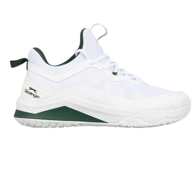 Slazenger Womens/Ladies AC Mesh Tennis Shoes (White/Green)