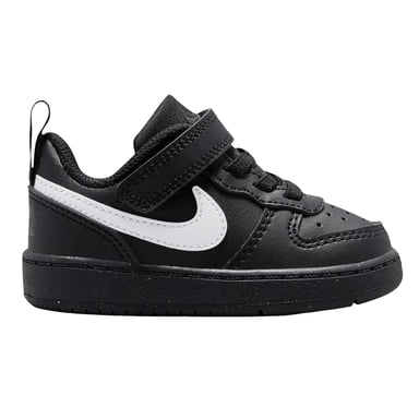 Nike Childrens/Kids Court Borough Leather Trainers (Black/White)