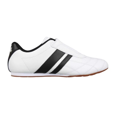 Lonsdale Mens Brent Leather Slip-on Trainers (White)