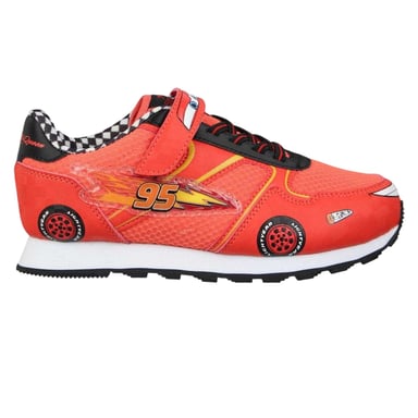 Slazenger Childrens/Kids Lightning McQueen Cars Leather Trainers (Red)
