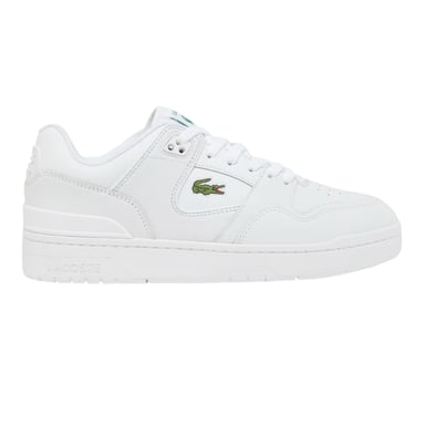 Lacoste Mens Court Cage Leather Trainers (White)