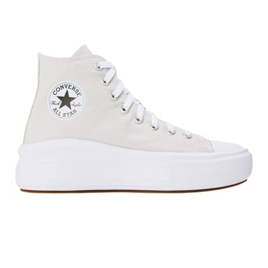 Converse Womens/Ladies Chuck Taylor Canvas Platform High Top Trainers (Grey)