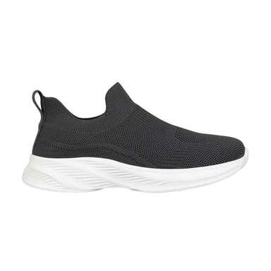 Slazenger Childrens/Kids Spark Textured Knitted Sock Trainers (Grey/White)