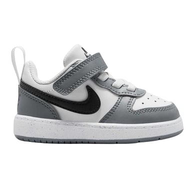 Nike Childrens/Kids Court Borough Leather Trainers (White/Black/Grey)