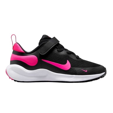 Nike Childrens/Kids Revolution 7 Swoosh Trainers (Black/Pink)