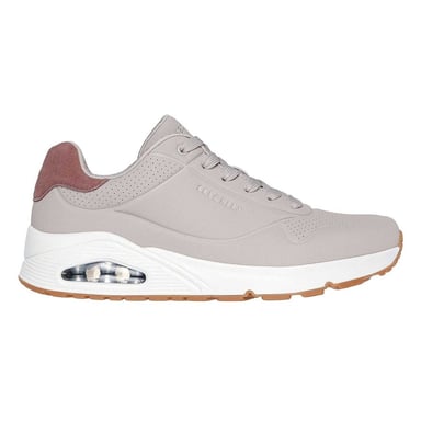 Skechers Mens Uno Stand On Air Skech-Air Trainers (Taupe)