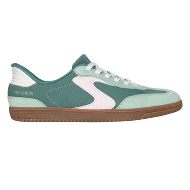 Skechers Womens/Ladies Suede Flat Trainers (Mint)