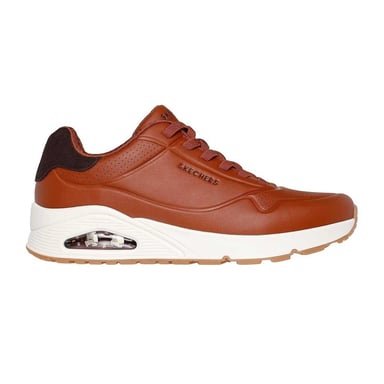 Skechers Mens Uno Stand On Air Skech-Air Trainers (Brown)