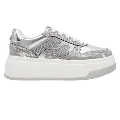 Steve Madden Womens/Ladies Dynamo Trainers (Silver)